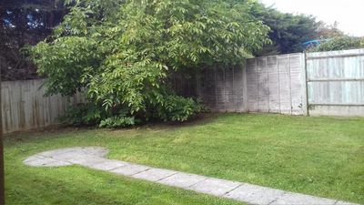 Stepping path & boundary fencing.
